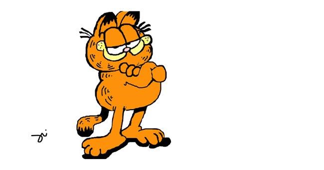 Garfield-Zeichnung von Gri