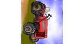 Drawing of Tractor by KayXXXlee