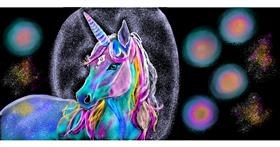Drawing of Unicorn by Chaching