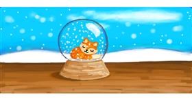 Drawing of Snow globe by shiNIN