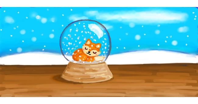 Drawing of Snow globe by shiNIN