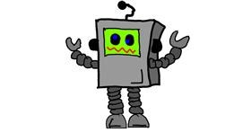 Drawing of Robot by Leni