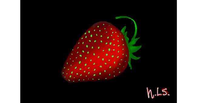 Drawing of Strawberry by StewartLane