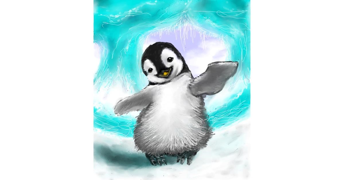 Drawing of Penguin by 👽mint