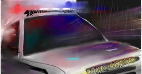 Drawing of Ambulance by Ryu