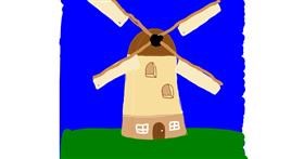 Drawing of Windmill by Laura96