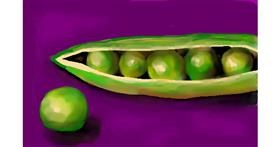 Drawing of Peas by Sirak Fish