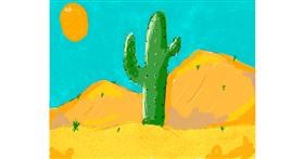 Drawing of Cactus by Accound124