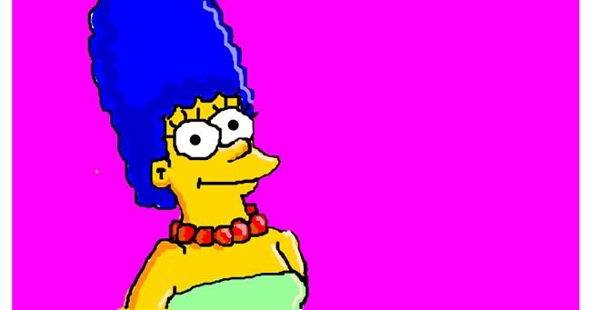 Marge Simpson-Zeichnung von ale