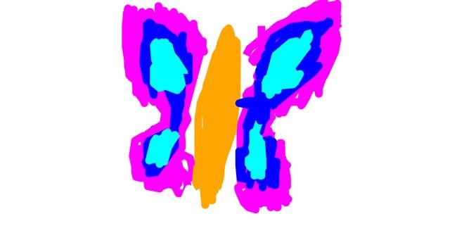 Schmetterling-Zeichnung von Sylveon