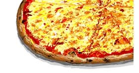 Pizza-Zeichnung von Sam