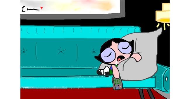 Drawing of Couch by InessaC