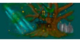 Drawing of Treehouse by Puta