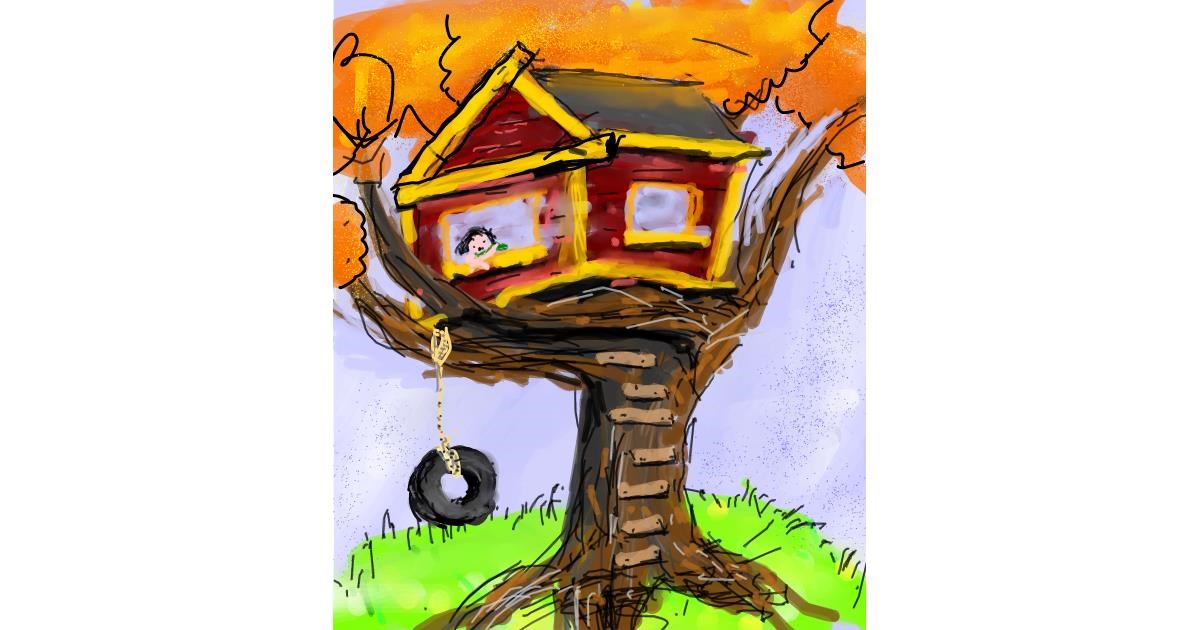Drawing of Treehouse by Muni