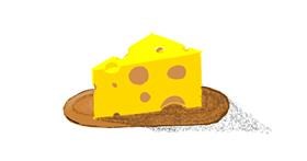 Drawing of Cheese by ThasMe13