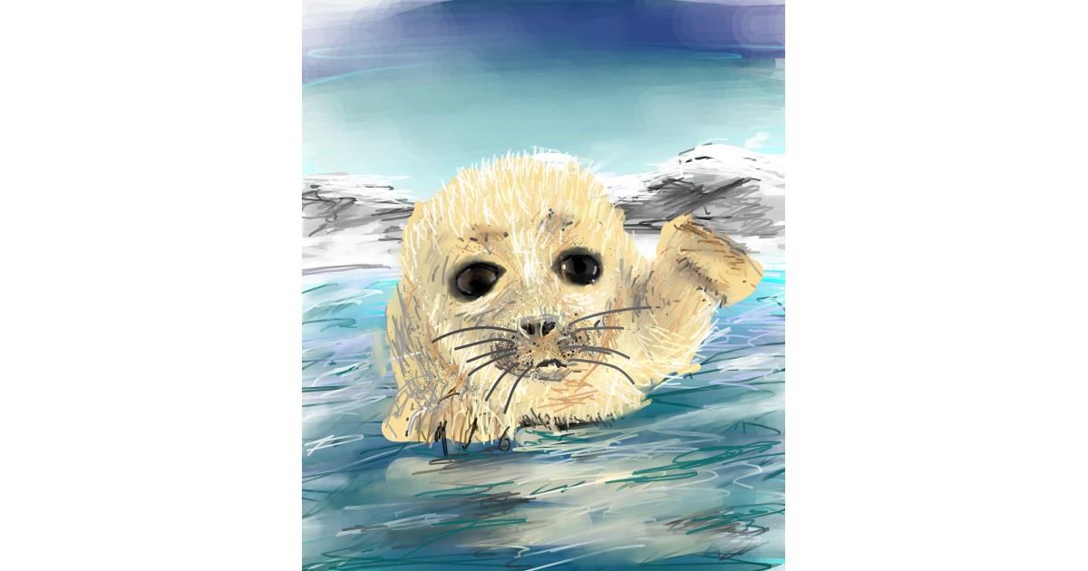 Drawing of Seal by Muni