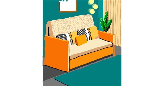 Drawing of Couch by Joze