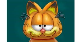Drawing of Garfield by DrawSomething