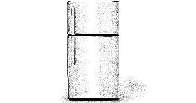 Drawing of Refrigerator by MinecraftGamerLR
