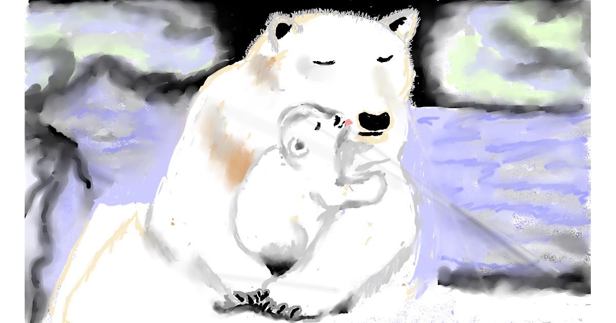 Drawing of Polar Bear by SAM AKA MARGARET 🙄