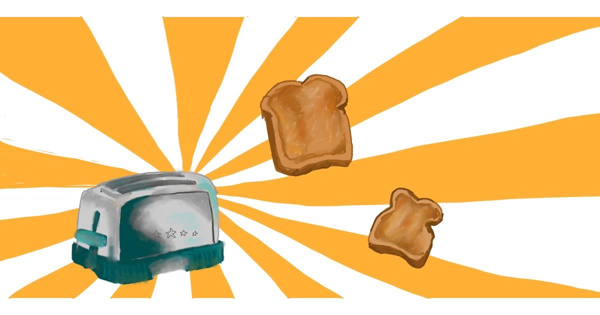 Drawing of Toaster by Lemon Sherbert