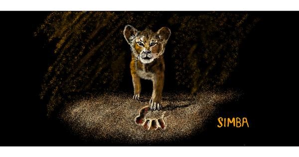 Drawing of Simba (Lion King) by Chaching - Drawize Gallery!