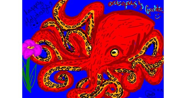 Drawing of Octopus by 🍭Cαɳԃყ Sɳαƙҽ🐍