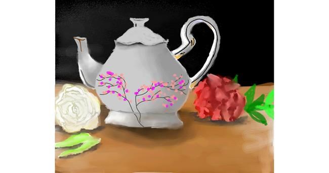 Drawing of Teapot by Bro 2.0😎