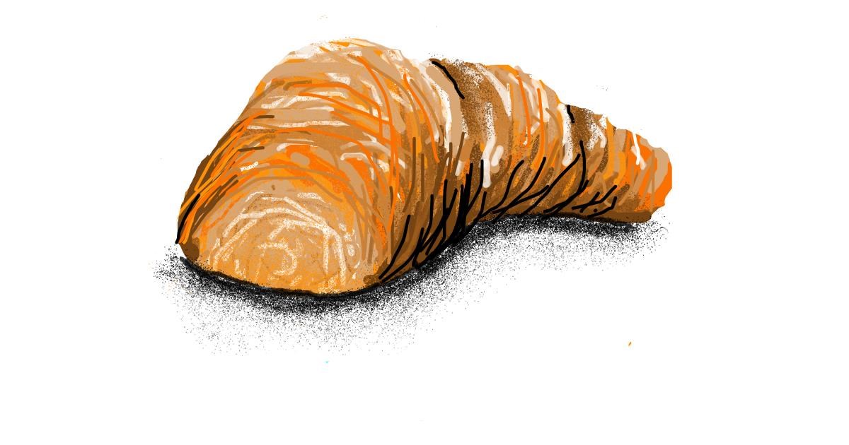 Drawing of Croissant by Jack536