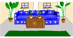 Drawing of Couch by meebo