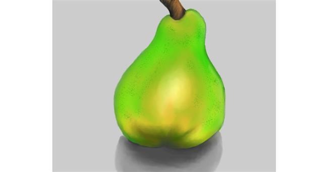 Drawing of Pear by Erinem