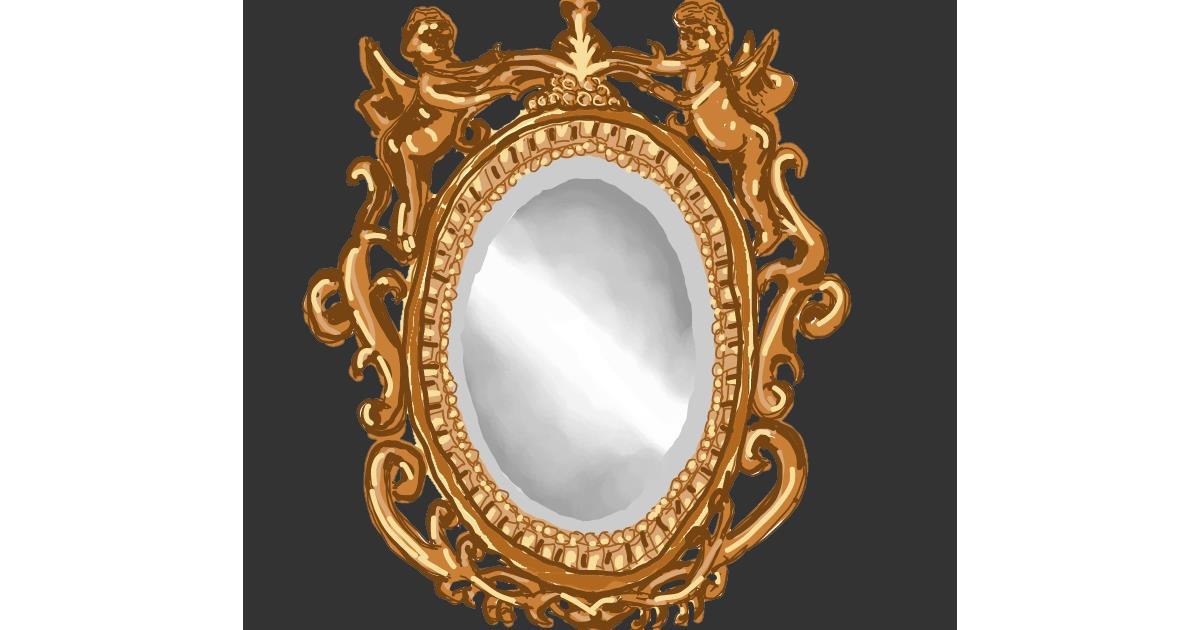 Drawing of Mirror by Joze