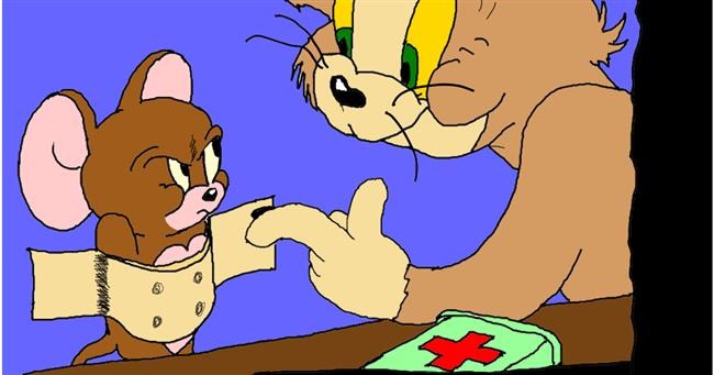Jerry (Tom & Jerry)-Zeichnung von InessA