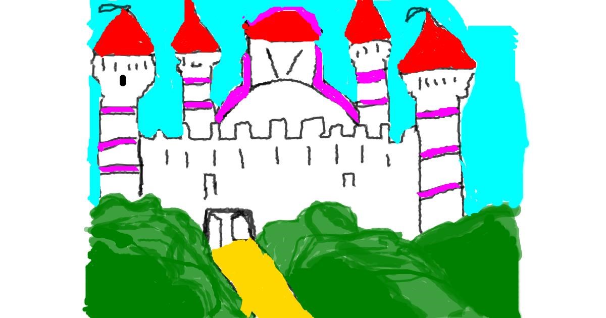 Drawing of Castle by Anita