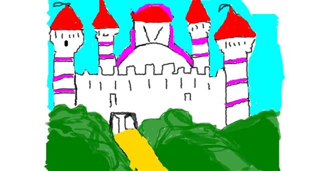Drawing of Castle by Anita
