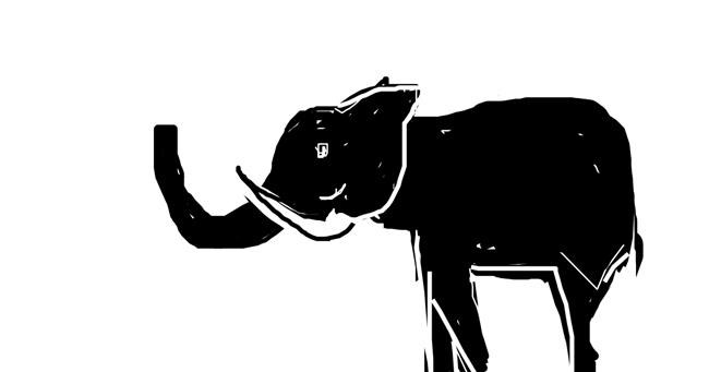 Drawing of Elephant by RPM