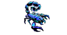 Drawing of Scorpion by Berck