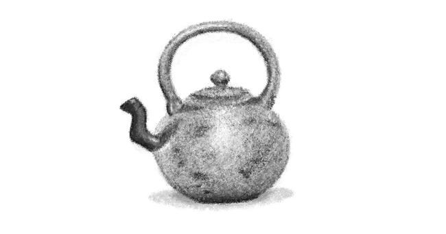 Drawing of Teapot by Humo de copal