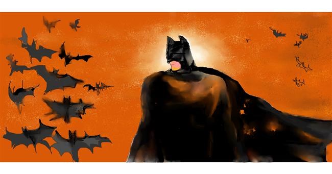 Batman-Zeichnung von Kiwi