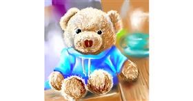 Drawing of Teddy bear by ⋆su⋆vinci彡