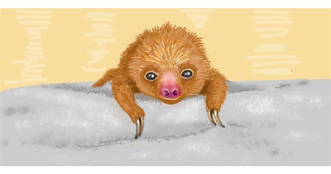 Drawing of Sloth by shiNIN