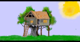 Drawing of Treehouse by SAM AKA MARGARET 🙄