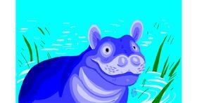 Drawing of Hippo by Jevil