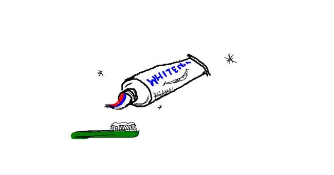 Drawing of Toothpaste by han