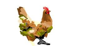 Drawing of Chicken by Jojo Sewer💀👉👈