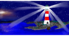 Drawing of Lighthouse by Taz