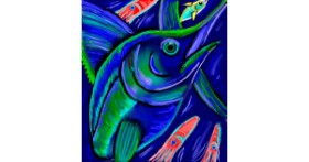 Drawing of Swordfish by GreyhoundMama