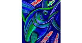 Schwertfisch-Zeichnung von GreyhoundMama