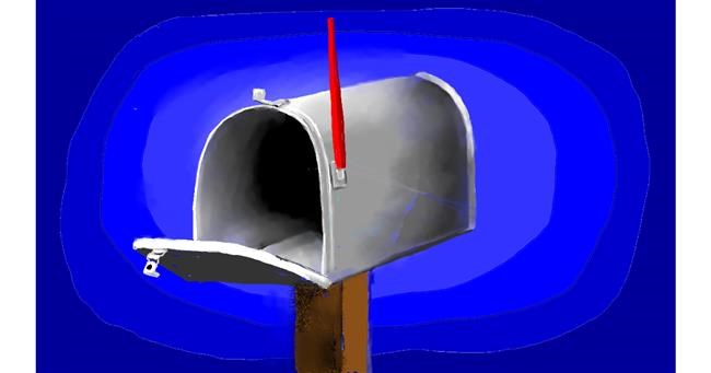 Drawing of Mailbox by SAM AKA MARGARET 🙄