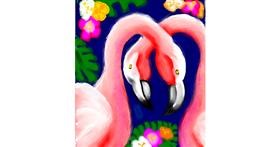 Drawing of Flamingo by 🌌Mom💕E🌌